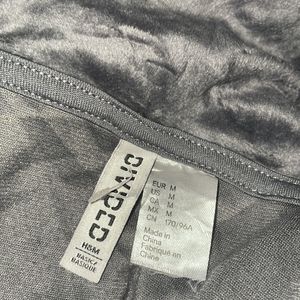 H&M Velour Grey New Jacket