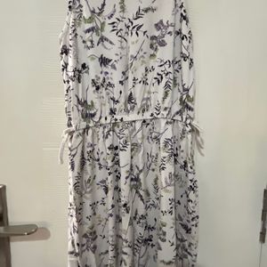 Beautiful Printed high N Low Dress By H&M