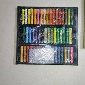 Oil Pastels + Colouring & Scrap Book