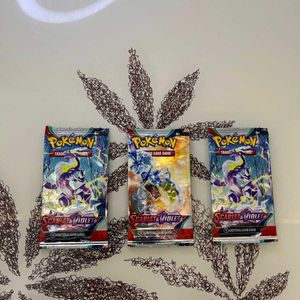 Pack 3 Scarlet & Violet Booster Packs!