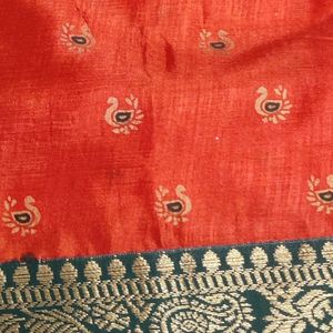 Orange Saree For Women....