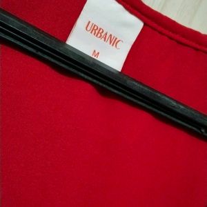 Urbanic Ruffle A-Line Red Dress (Women's)