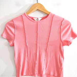 Peach Crop Top (Women's)