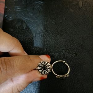 TEEJH ADJUSTABLE TOE RING | FLORAL DESIGN