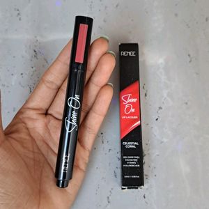 Renee Shine On Lip Lacquer Celestial Coral