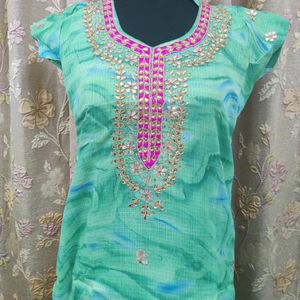 Silky Kurti Fabric