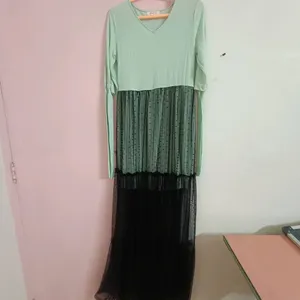 Crisscross Sleeves Maxi