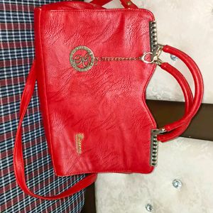 Purse Red In Colour