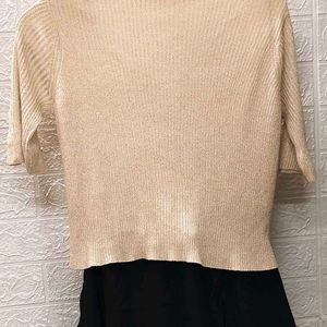 Golden Summary Branded Top From Only