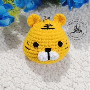 Amigurumi Tiger Keychain