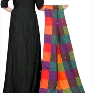 Black Top With Dupatta