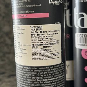 Schwarzkopf Hair Lacquer Spray (Taft Strong 5, 250