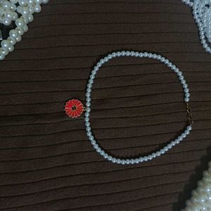 Pearl Flower Necklace