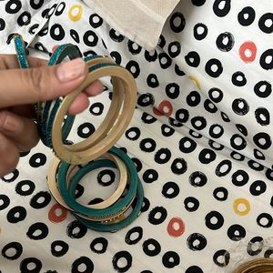 Unused Lac Bangles Indigo Shade