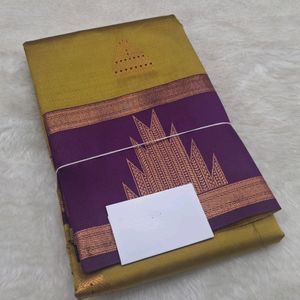 BENTEX TEMPLE DESIGN SILK SAREES