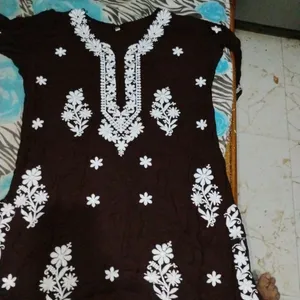 Chikankari Kurta With Plazo