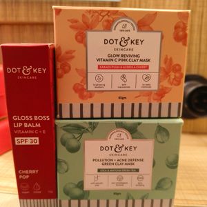 Dot & Key Face Mask Nd Lip Balm Combo