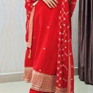 Red Salwar Suit