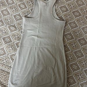 H&M Beige Bodycone Dress