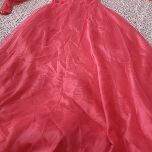 Pink Gown For Girls