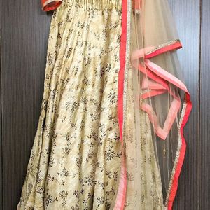 Ethnic Gown With Dupatta