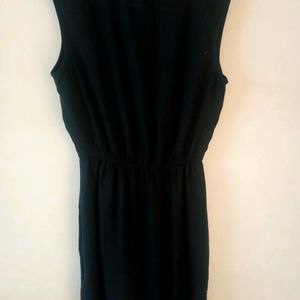 Hnm Black Dress With Zip
