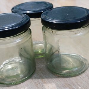 Glass Jars (Set of 3)