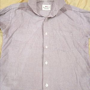 Check Cotton Shirt For Man