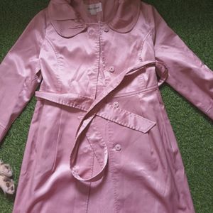 Pink Trench Coat