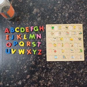 Alphabet Wooden Puzzle Board