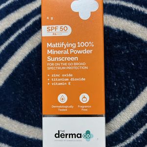 The Derma Co Mattifying Sunscreen