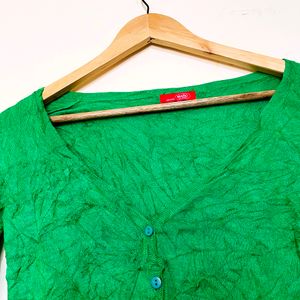 Green Cardigan By EDC