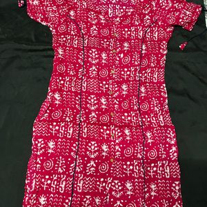 New Printed Women Kurti Plazo Set