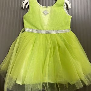 Green Coloured Baby Frock