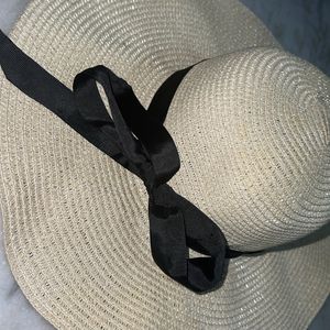 Big Brim Sun Beach Hat With Bow