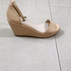 Classy Beige Allen Solly Wedges