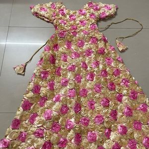 Floral Gown For Girls