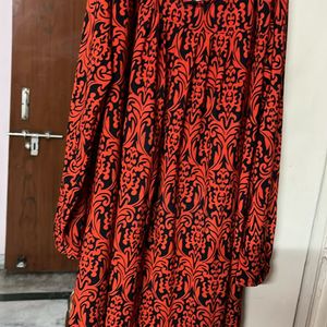 xxl kurta top red