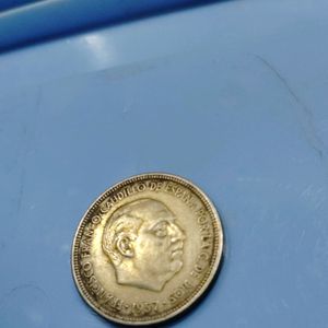 Foreign 5PTAS Coin