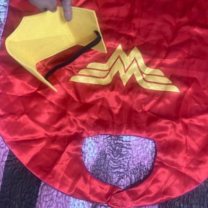 Wonder Woman Cape With Head mask