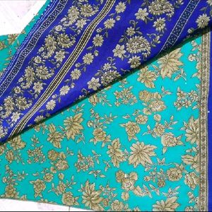 Synthetic Crepe Saree