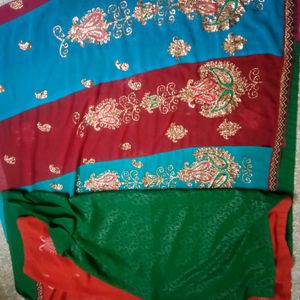 Work Saree