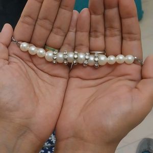 pearl necklace.