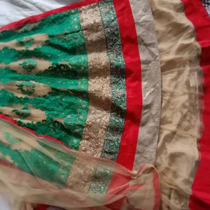 Indo Western Dress Skirt Frock Dupatta