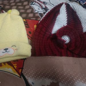 Beby Wool Cap New Born Small Size