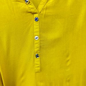 Yellow Kurti