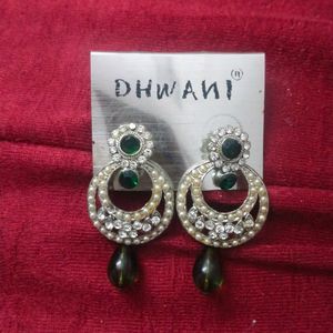 Green Colour Earings