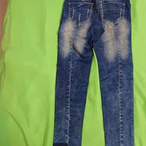 Waist 24 In Low rise Jean (Minor  Stain  Present  On 3rd Uploaded  Photo )