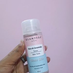 GLAM VEDA SKINCARE RICE AND CERAMIDE SKIN TONER