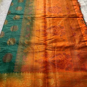 Brand New Banarasi Saree With Blouse Piece